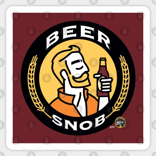 beer snob Sticker by BrewWears